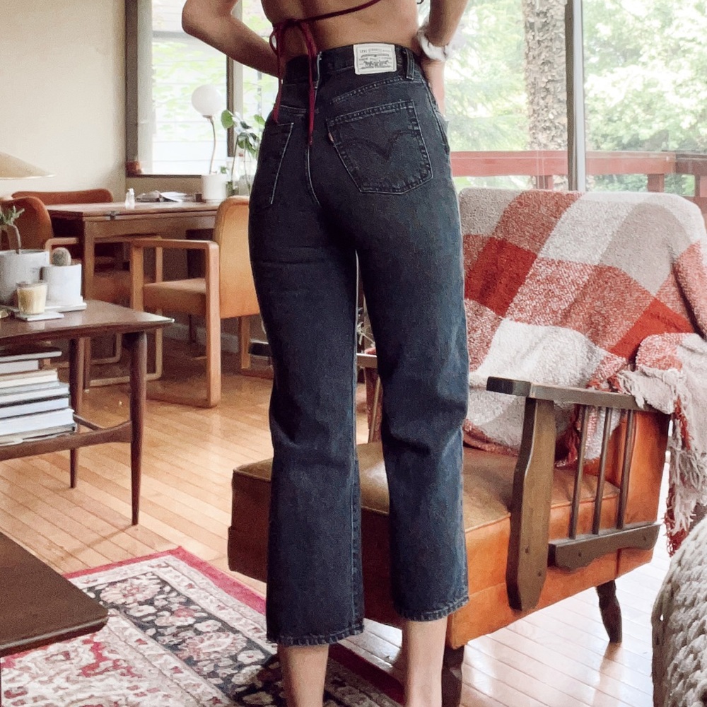 Levi’s x Wellthread | cottonized hemp ribcage straight jeans | size 25